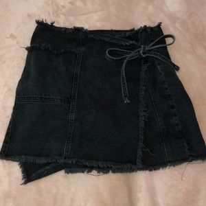 Denim Wrap around skirt